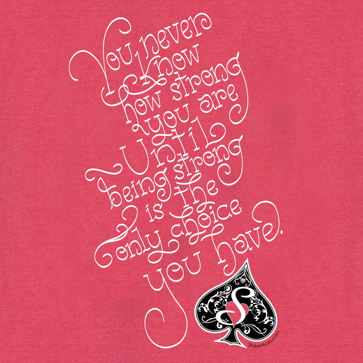 Pinkish/Red Strong-Choice T-shirt